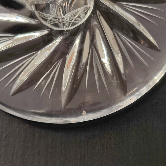 Pair of vintage | Pinwheel Crystal 🕯️ Candle stick holders | made in Poland - Picture 15 of 16